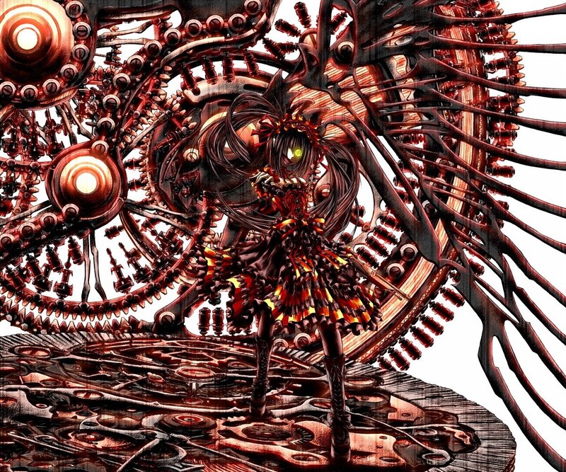 Mechanical Girl Figure