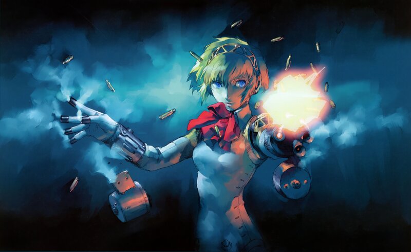 Mechanical Girl Firing Gun