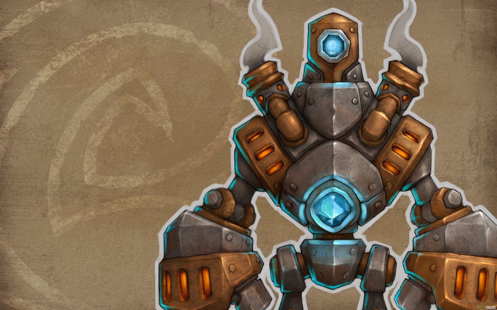 mechanical golem character