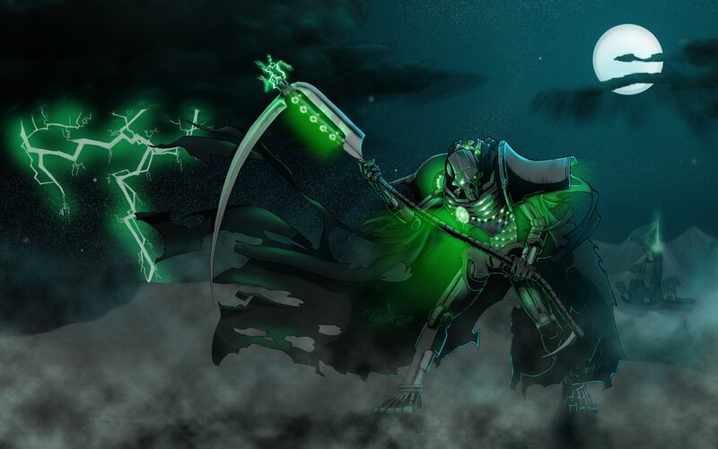 Mechanical Grim Reaper — Green