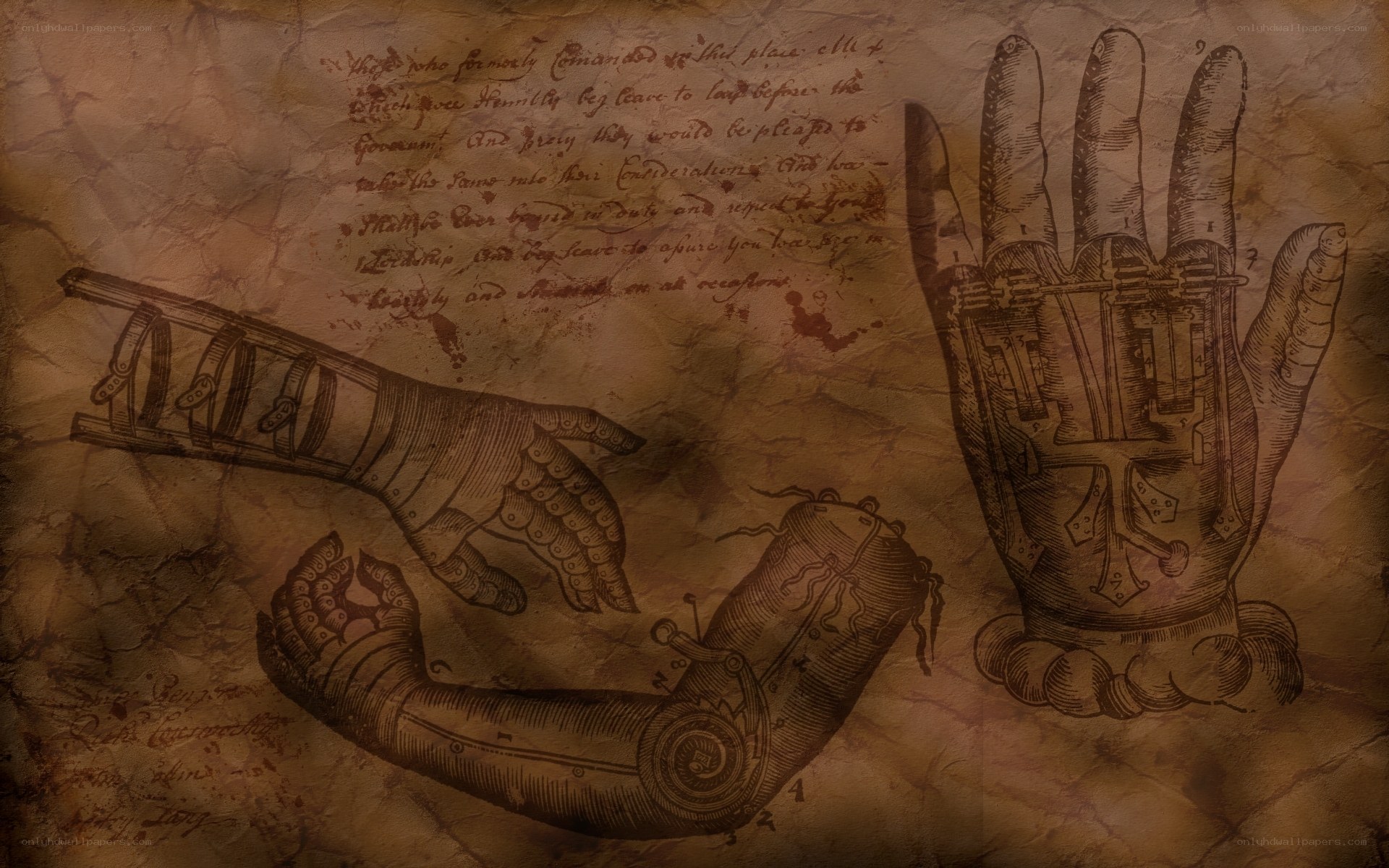 mechanical hand schematics