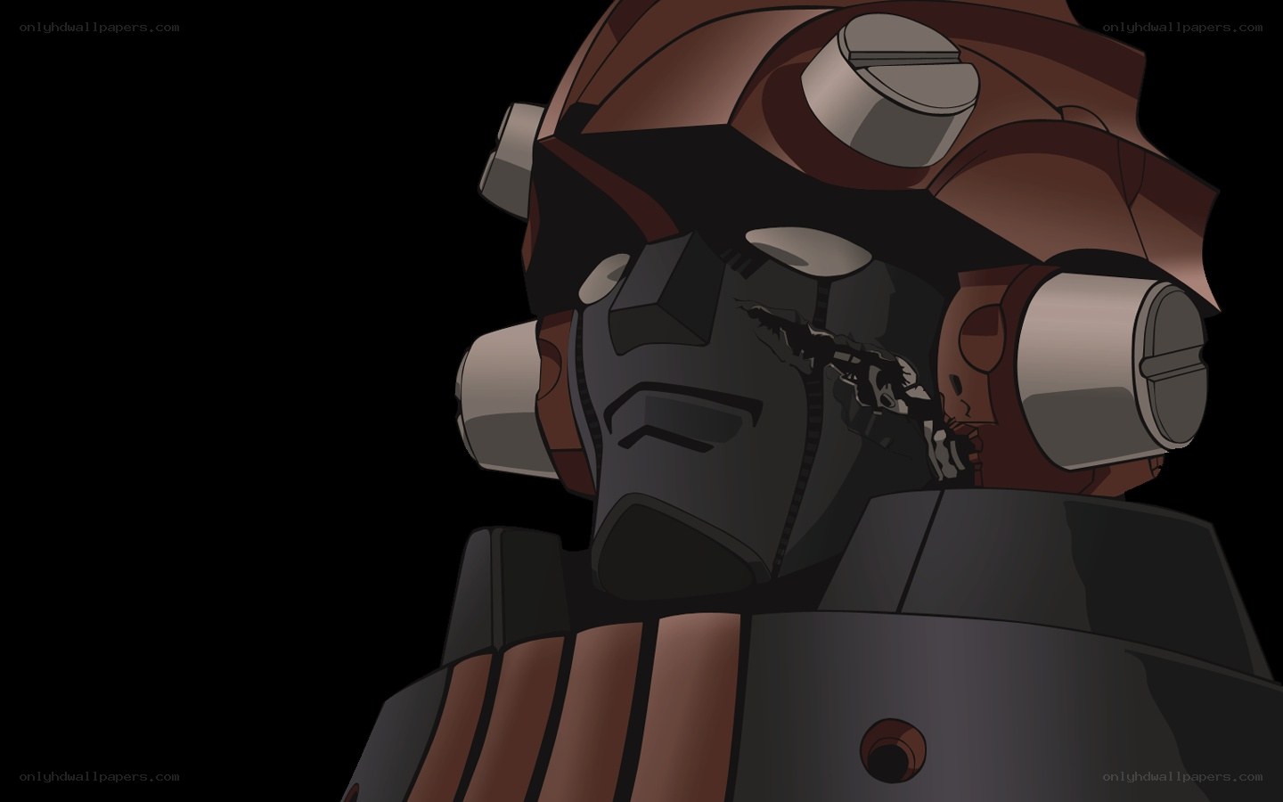 mechanical head close-up
