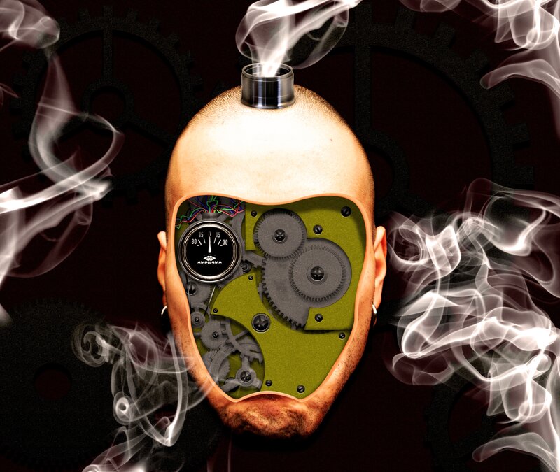 mechanical head with gears