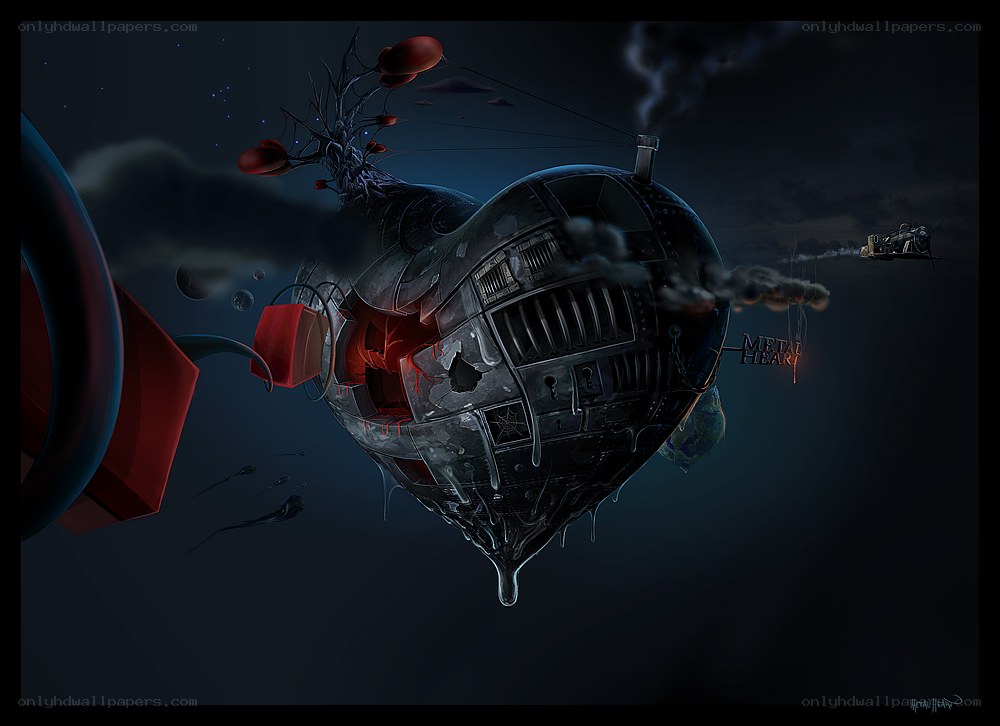 Mechanical heart in space