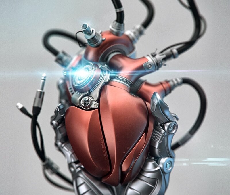 Mechanical Heart — Red