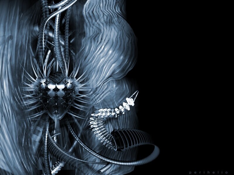 Mechanical Heart Structure — Blue