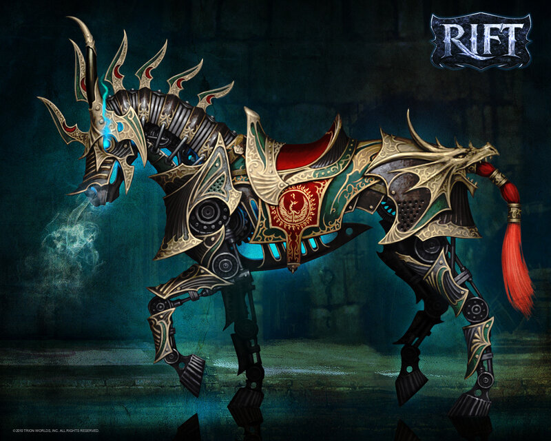 Mechanical Horse Creature — Black