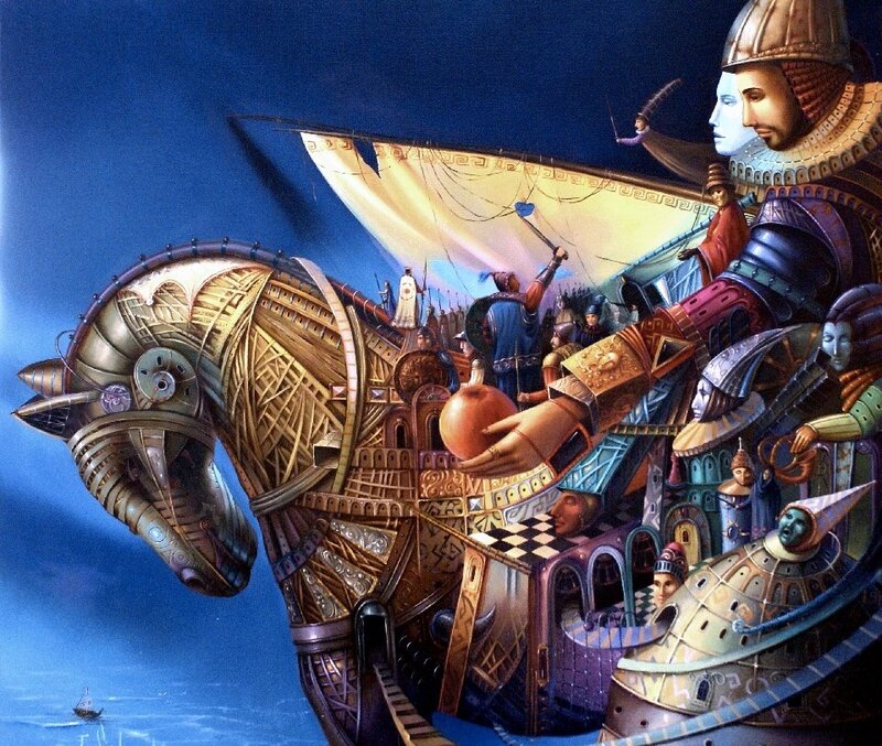 Mechanical Horse Ship