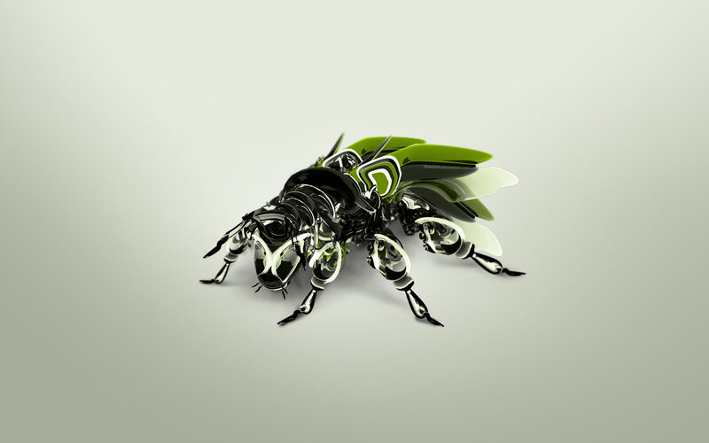 Mechanical Insect Creature — Black, Neutral