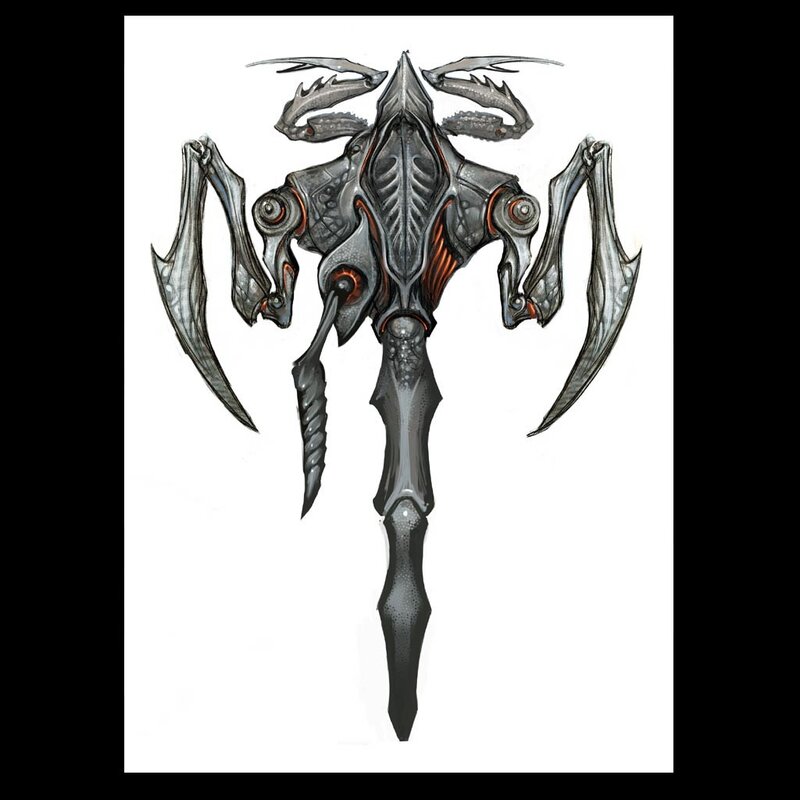 mechanical insect creature design