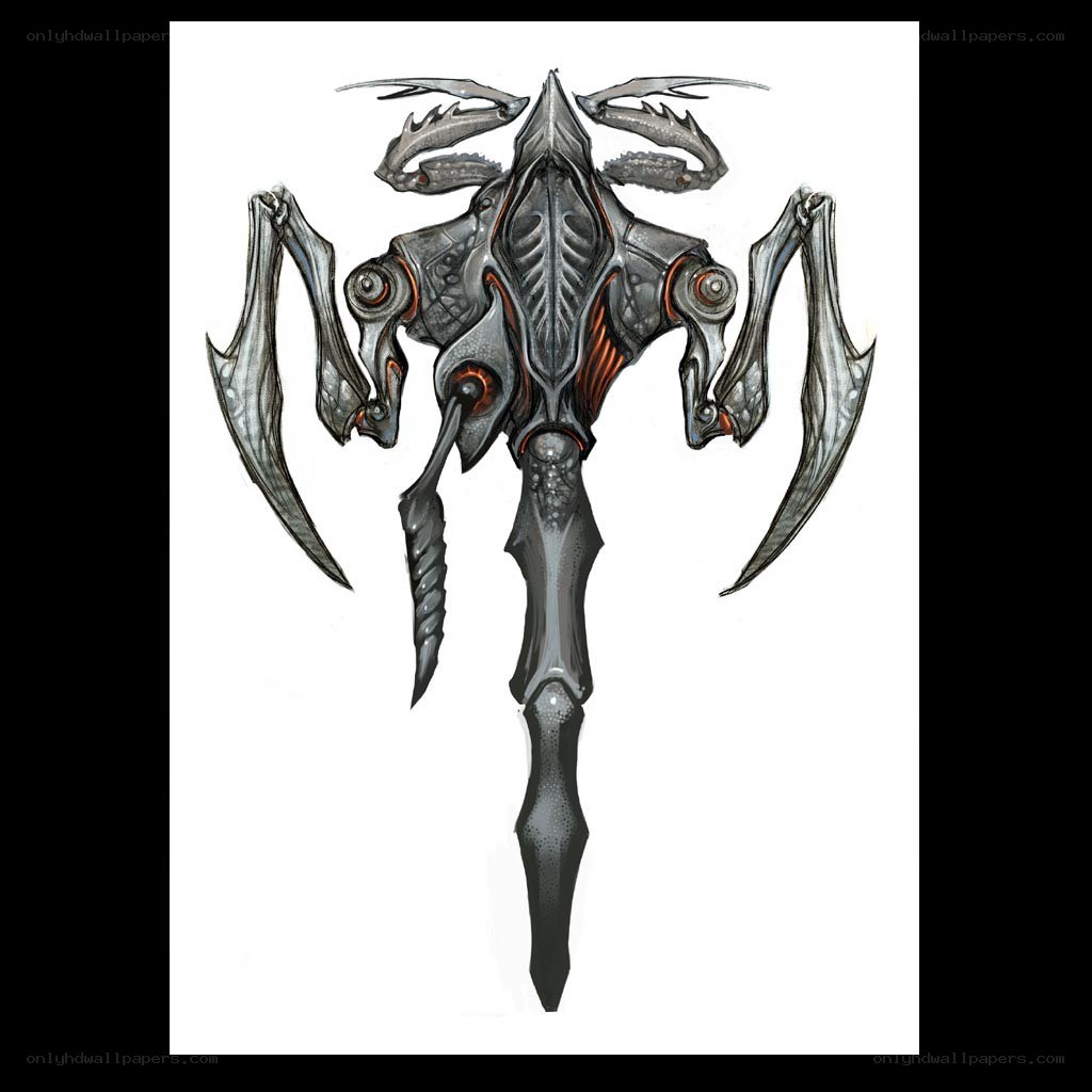 mechanical insect creature design