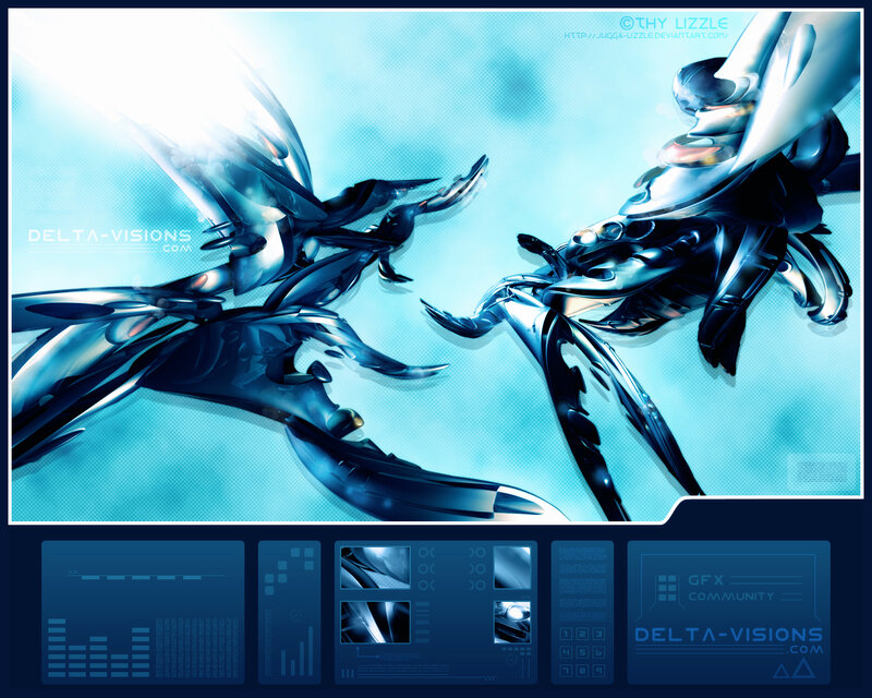 Mechanical Insect Creatures — Blue, Dramatic