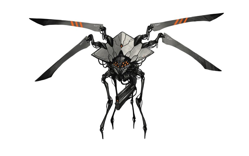 mechanical insect drone