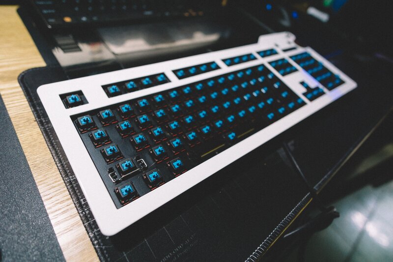 Mechanical Keyboard — Black, Focused