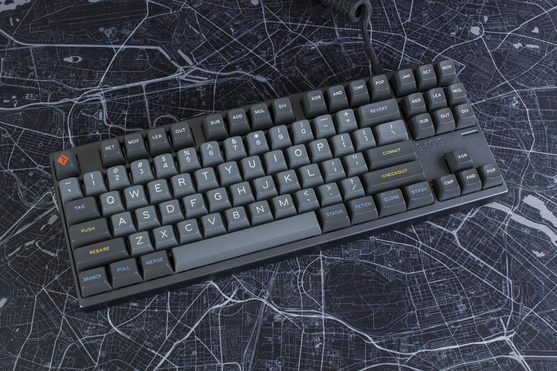 Mechanical Keyboard on Map — Black, Neutral