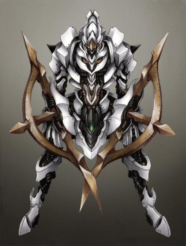 mechanical knight with bow