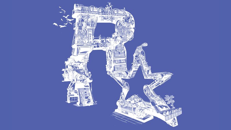 Mechanical letter R design
