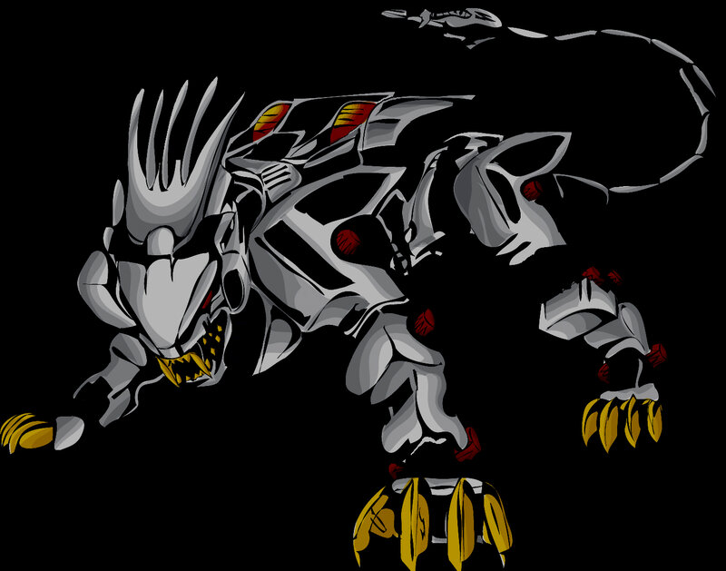 mechanical lion beast
