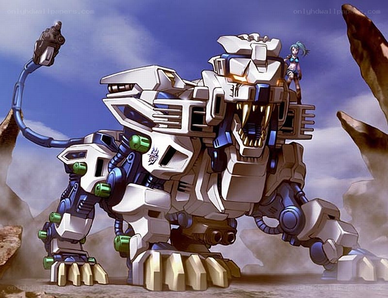 mechanical lion robot