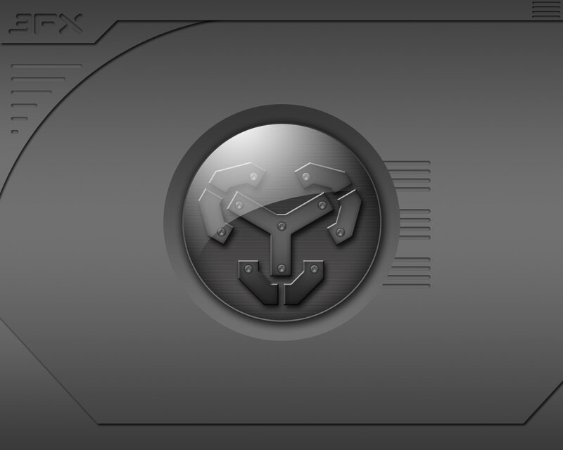 Mechanical Logo on Panel
