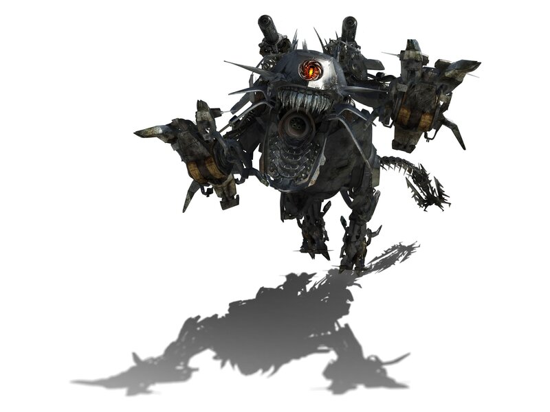 Mechanical Monster Robot — Gray