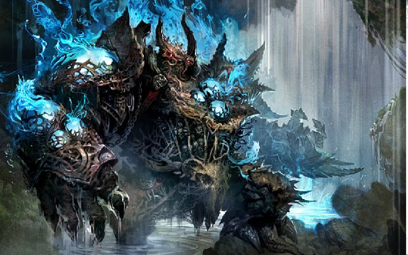 Mechanical Monster with Blue Energy