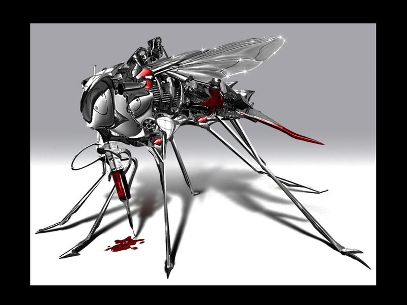 mechanical mosquito drone