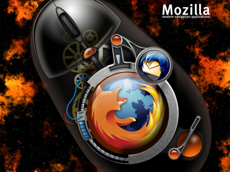 Mechanical Mouse with Fox Logo