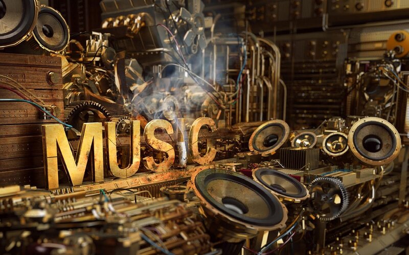 Mechanical Music Machine — Gold