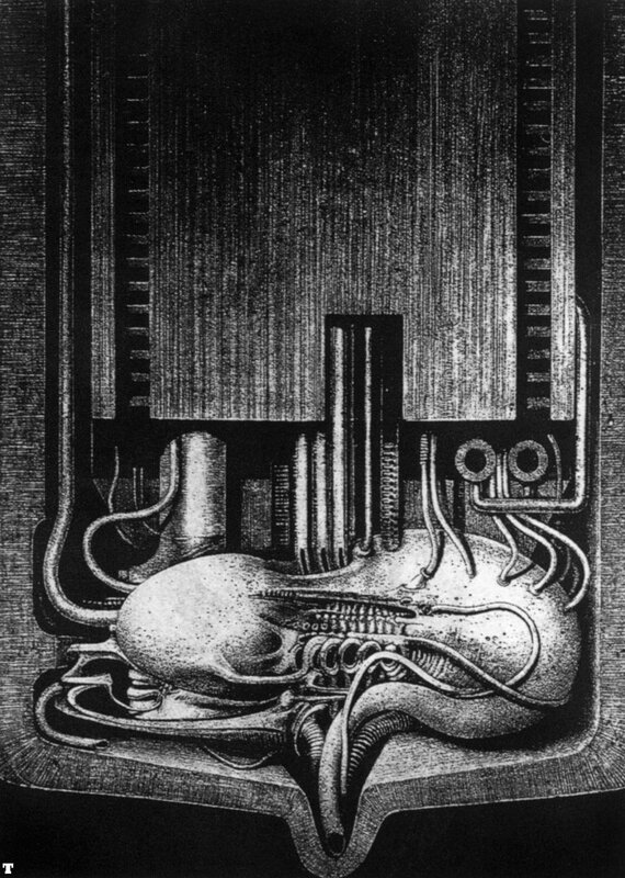 Mechanical organ with skull