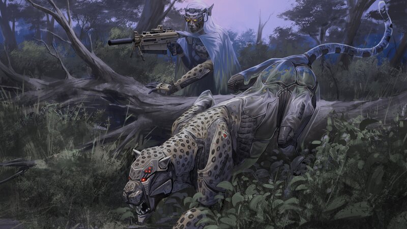 Mechanical Panther and Pilot