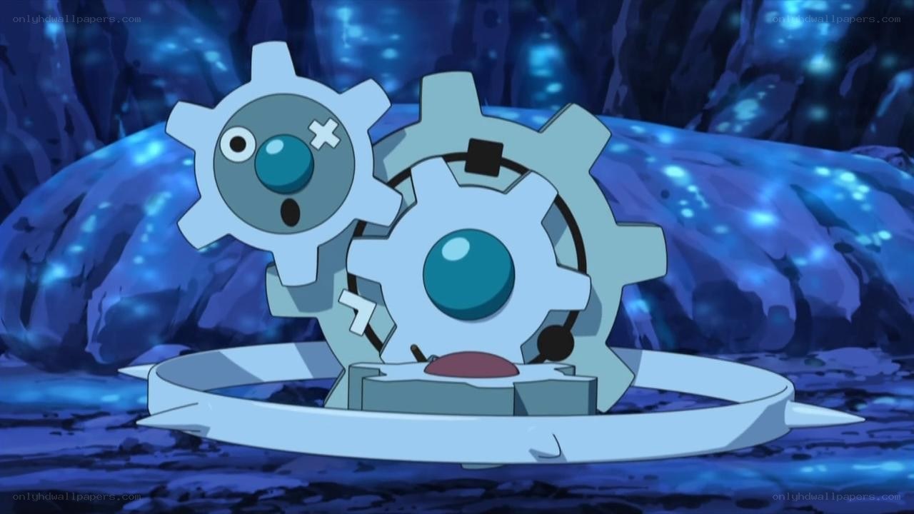 Mechanical Pokémon in a cave