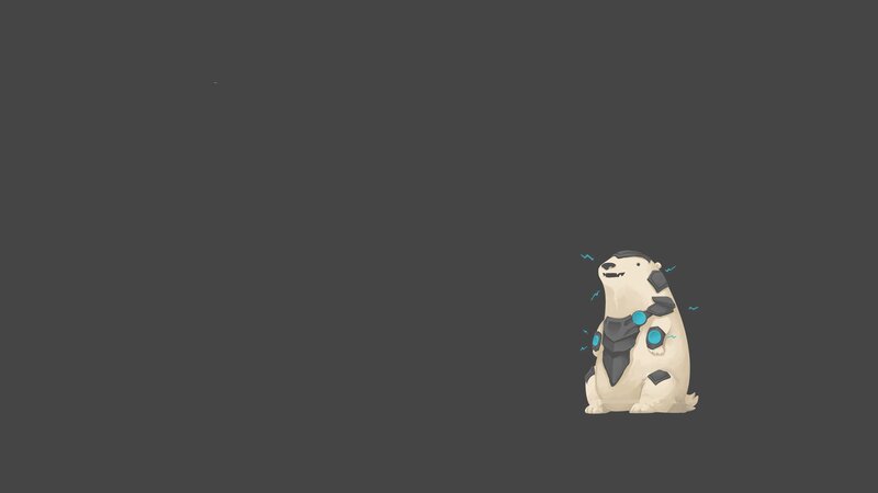 Mechanical Polar Bear — Gray