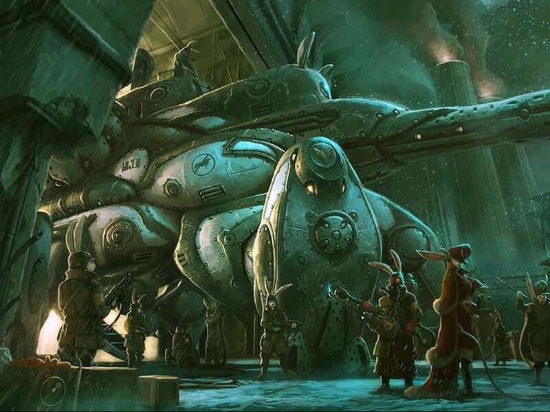 Mechanical Rabbit Soldiers — Green