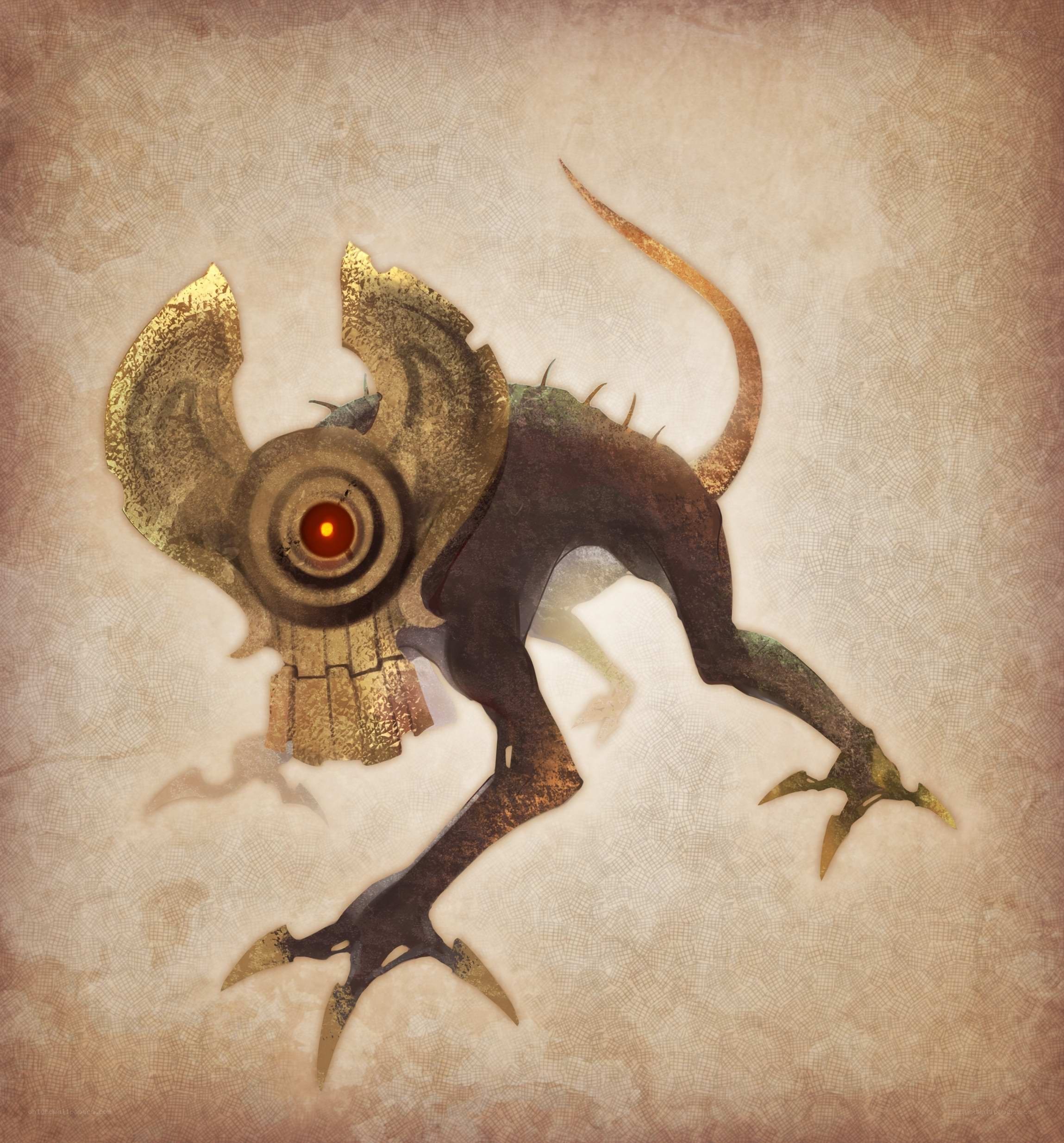 mechanical rat creature