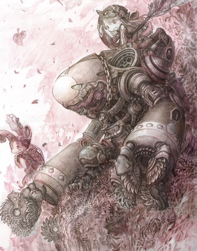 Mechanical Robot and Girl