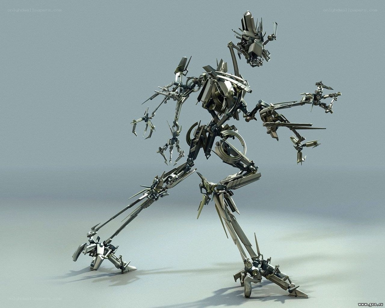 mechanical robot figure