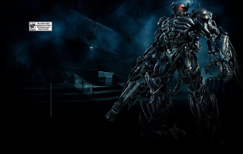 Mechanical Robot Figure — Black, Dramatic