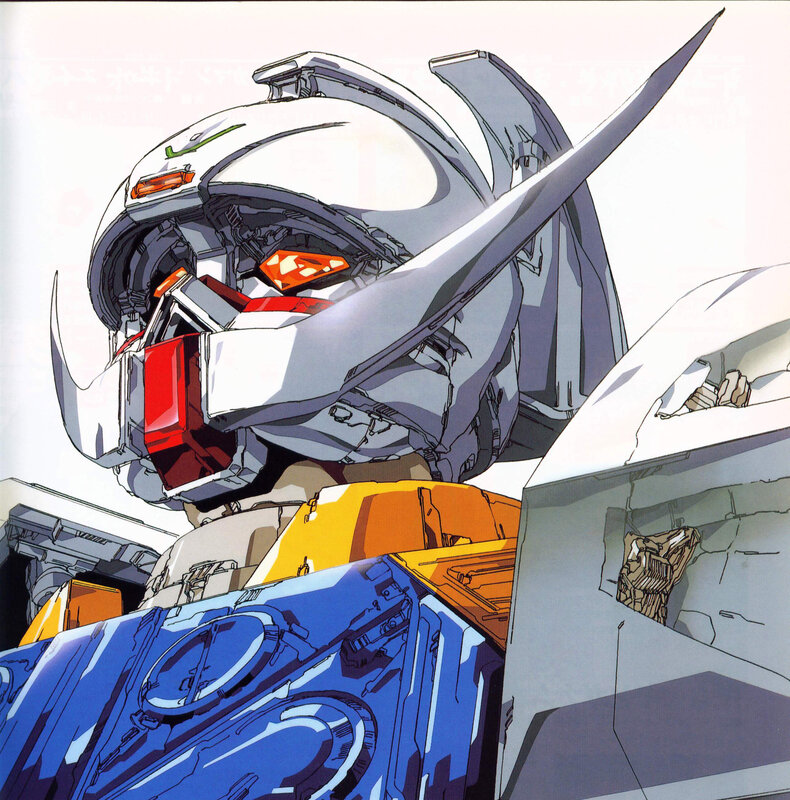 Mechanical Robot Head — White