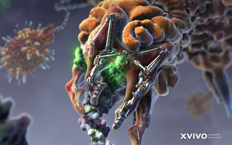 Mechanical Robot in Cell