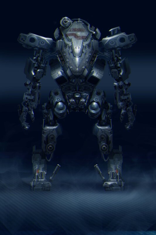 Mechanical Robot Suit — Blue