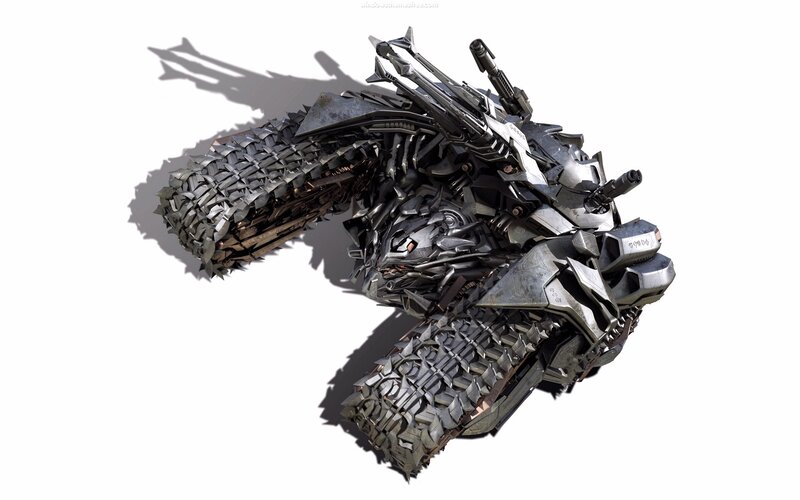 Mechanical Robot Vehicle — Gray