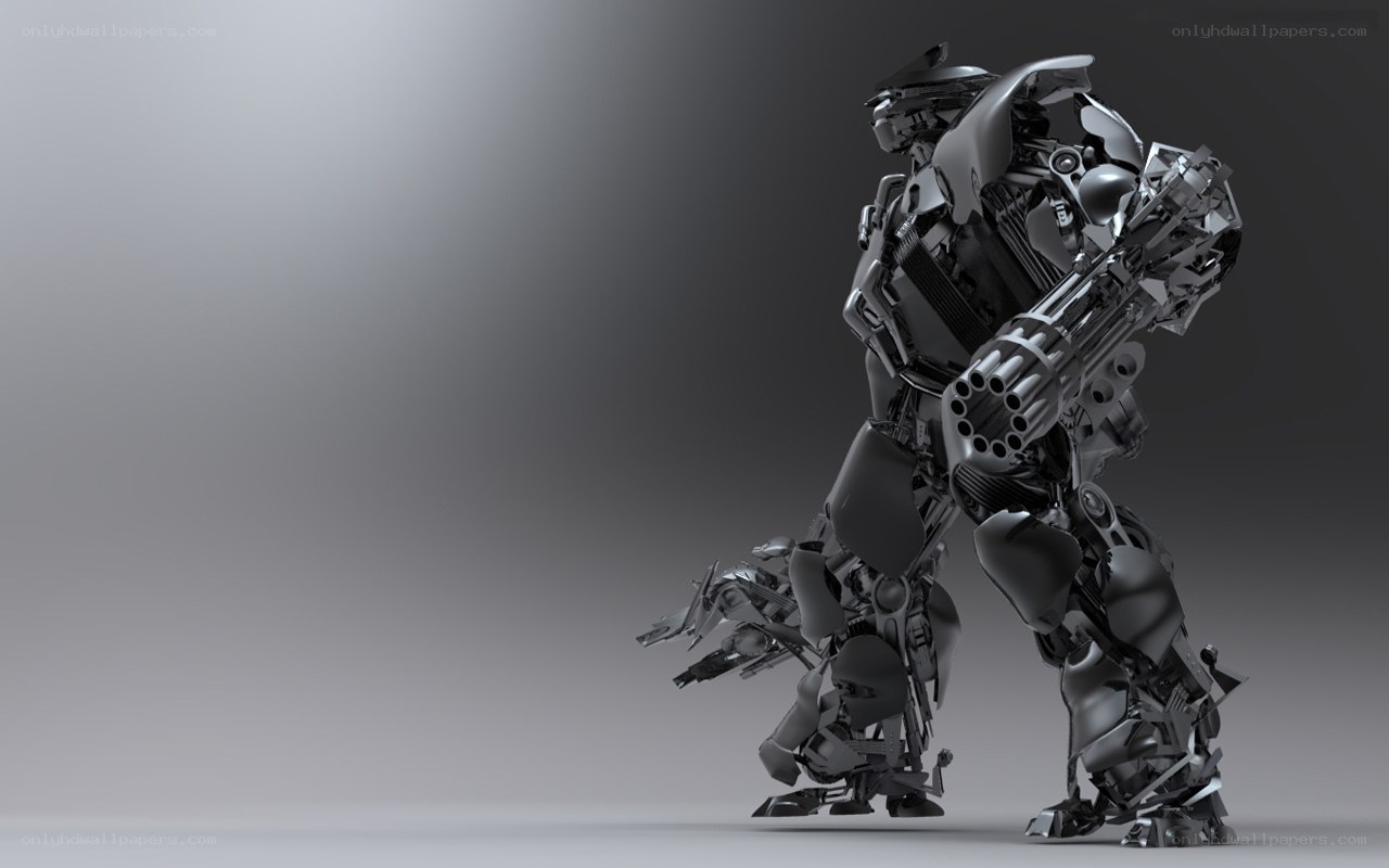 mechanical robot warrior