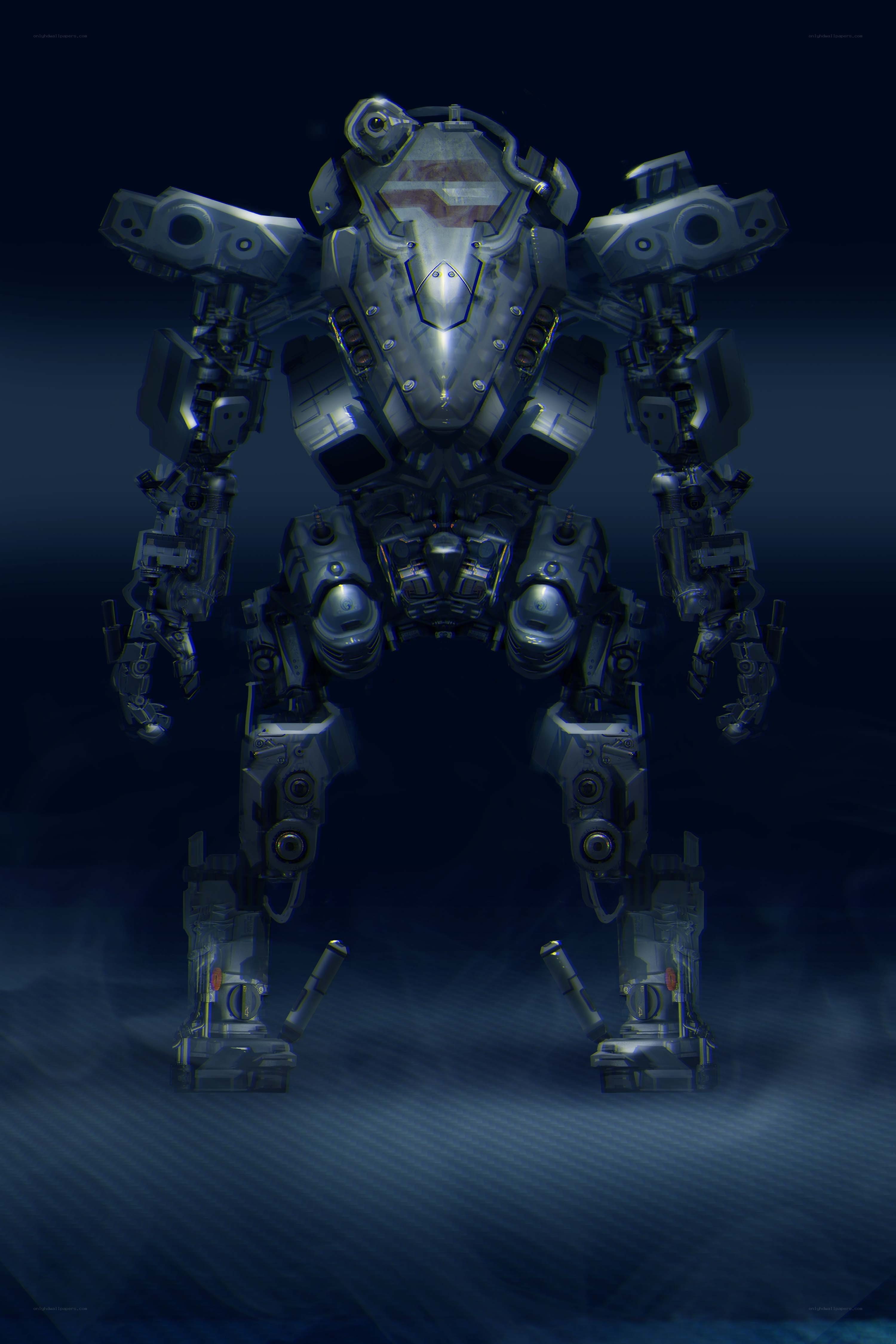 mechanical robot warrior