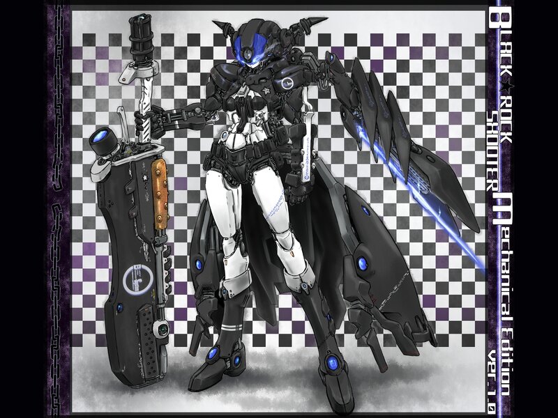 Mechanical Robot Warrior — Black