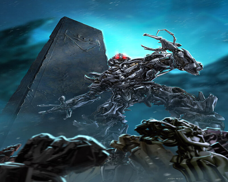Mechanical Robot Warrior — Blue