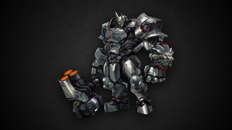 Mechanical Robot Warrior — Gray, Dramatic, Digital Art, Weapon