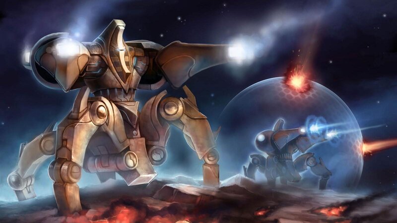 Mechanical Robots in Battle
