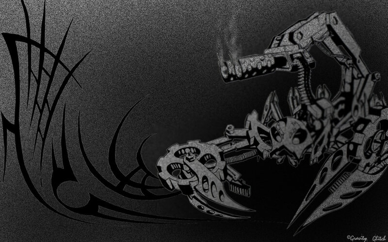 mechanical scorpion artwork