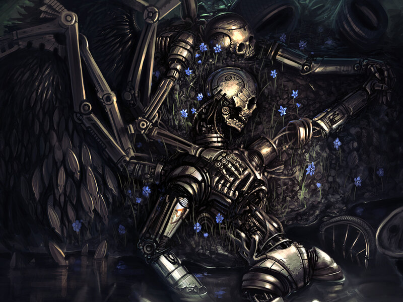 Mechanical Skeleton in Grass